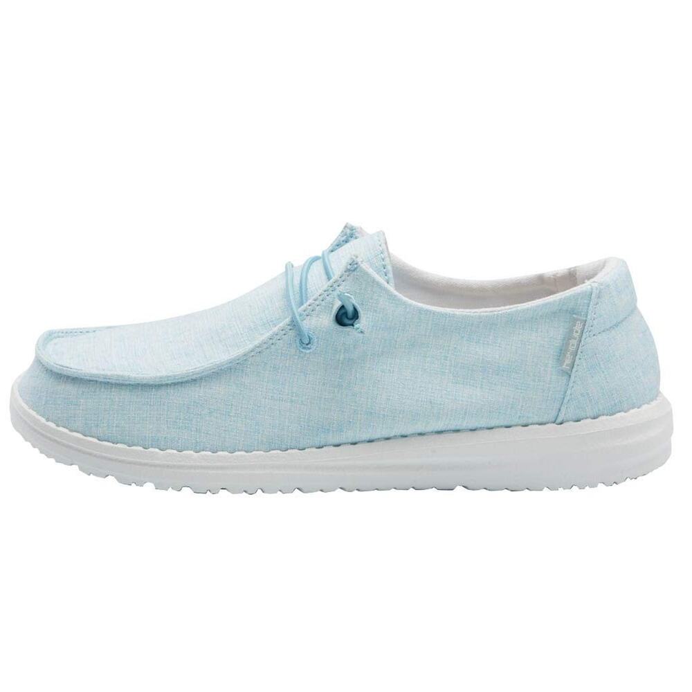 HEYDUDE WOMEN'S WENDY LINEN BREEZE SIZE 12 | WOMEN’S SHOES